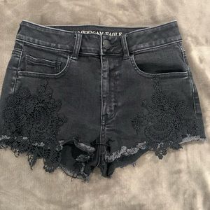 American Eagle Outfitters Super Super Stretch High-Rise Shortie Size 6